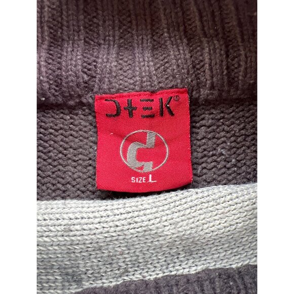 Vintage C+E+K Anime Samurai Ninja Graphic Knit Sweater Size L - Picture 3 of 5